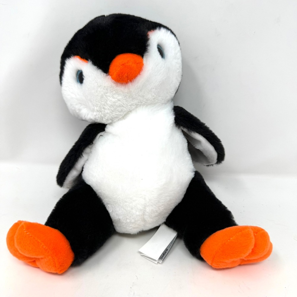 2001 The Bear Factory Penguin Plush 12" Stuffed Animal Hidden Pocket Vintage
